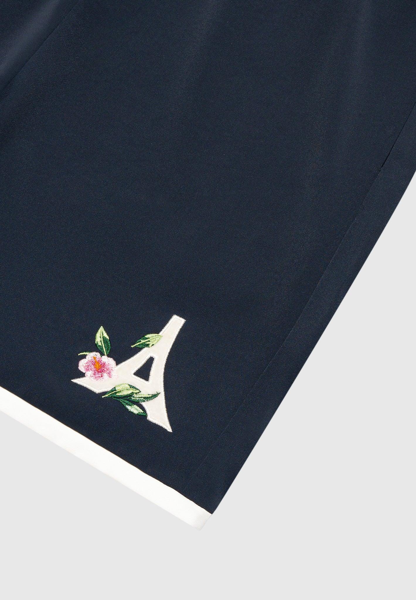 Velvet Eiffel Shorts  - Navy/White Male Product Image