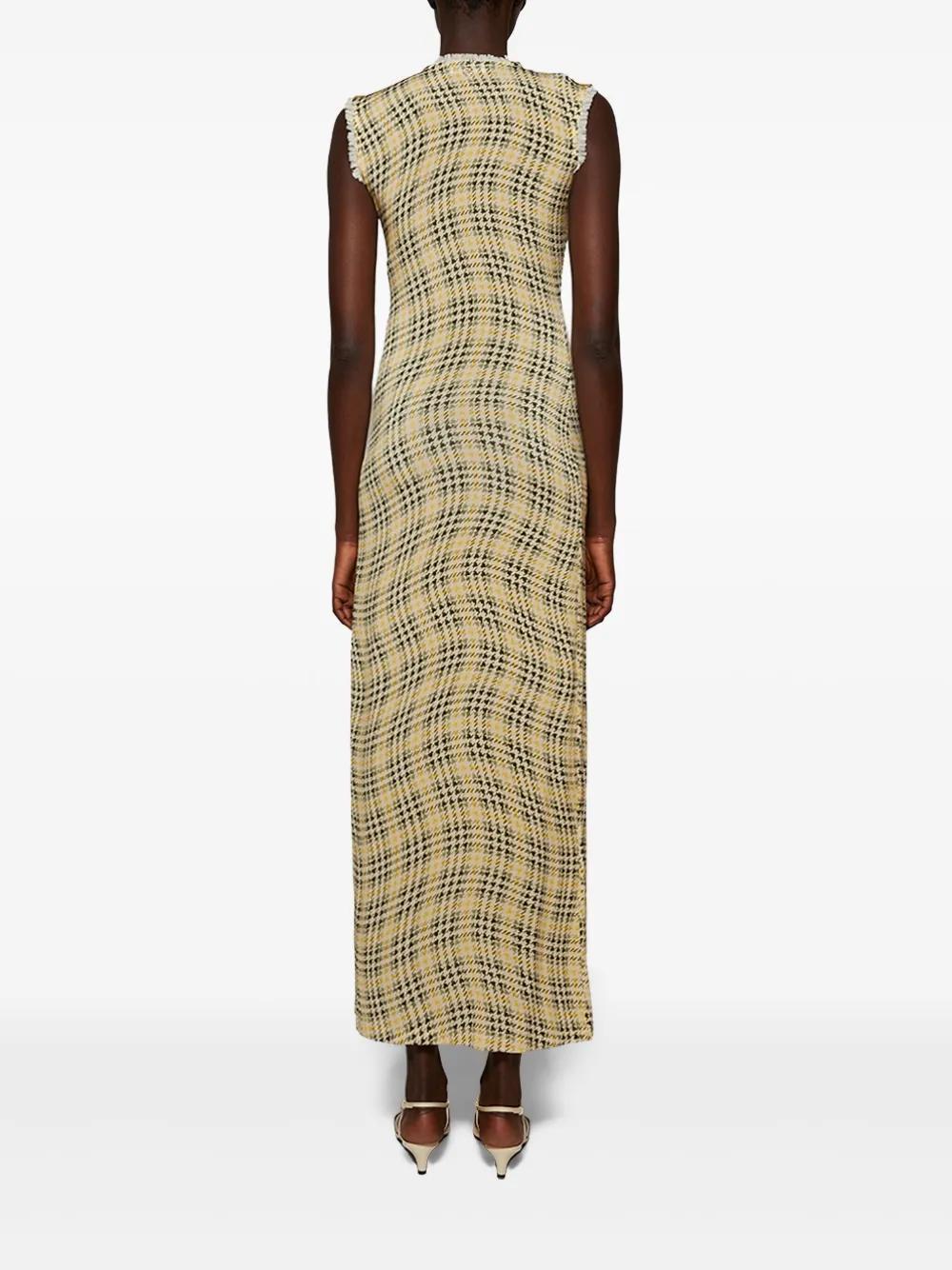 tartan-check maxi dress Product Image