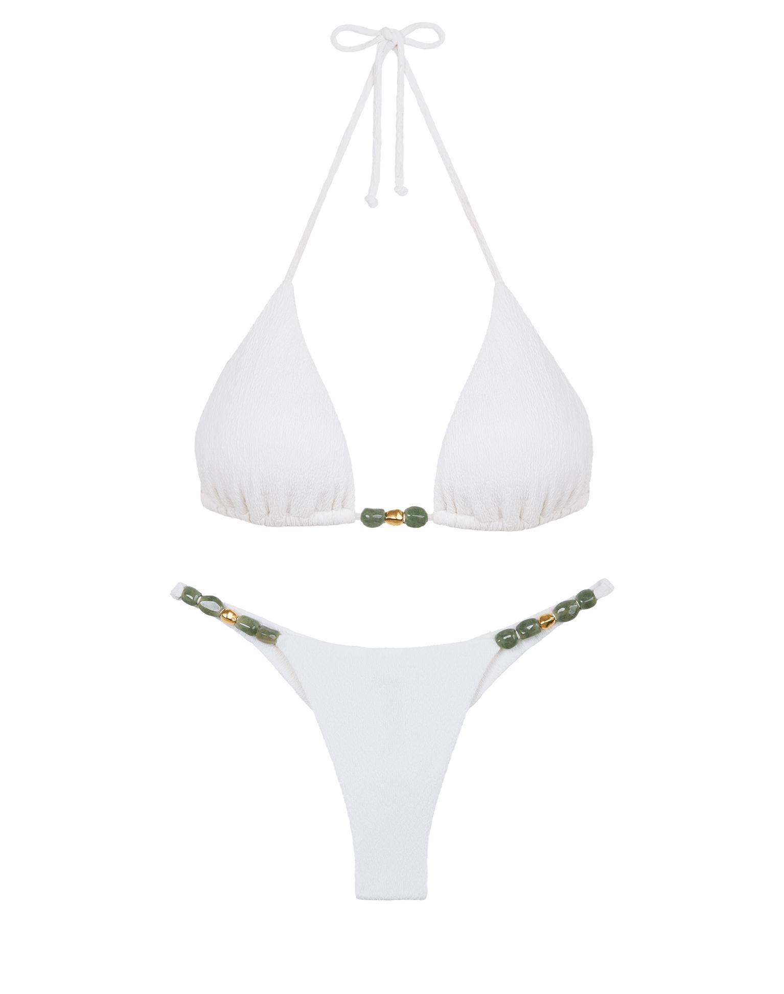 Firenze Kiana Tri Top - Off White Product Image