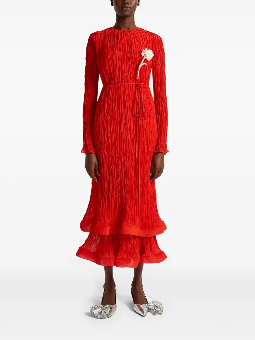 long-sleeve midi dress Product Image