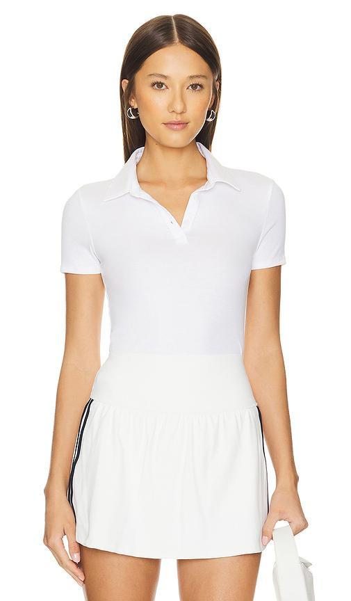 Talia Rib Polo Splits59 Product Image