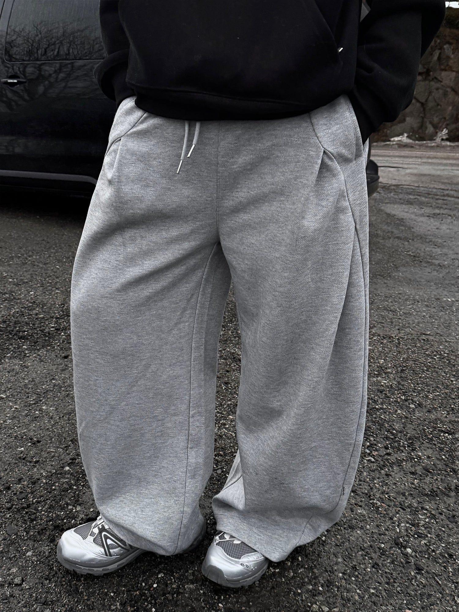 RT No. 12555 GRAY BAGGY SWEATPANTS Product Image
