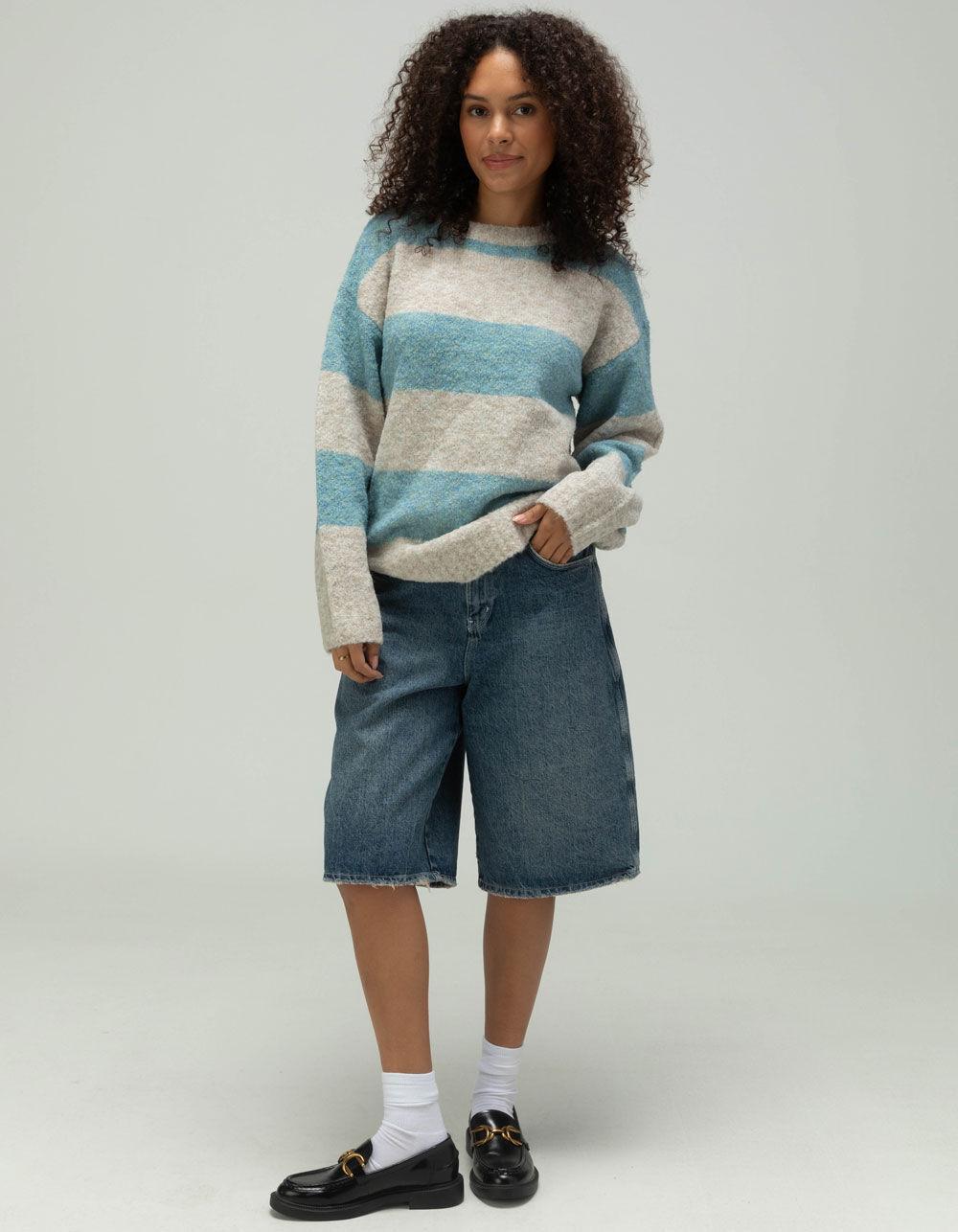 BDG Urban Outfitters Striped Womens Sweater - Cream/Multi Product Image
