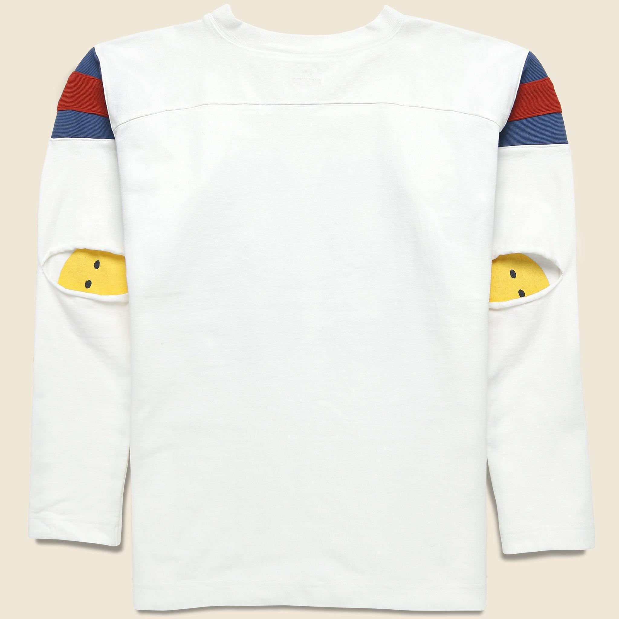 Elbow Rip Football Tee - White Product Image