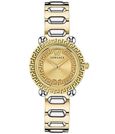Womens Greca Twist Two-Tone Stainless Steel Watch Product Image