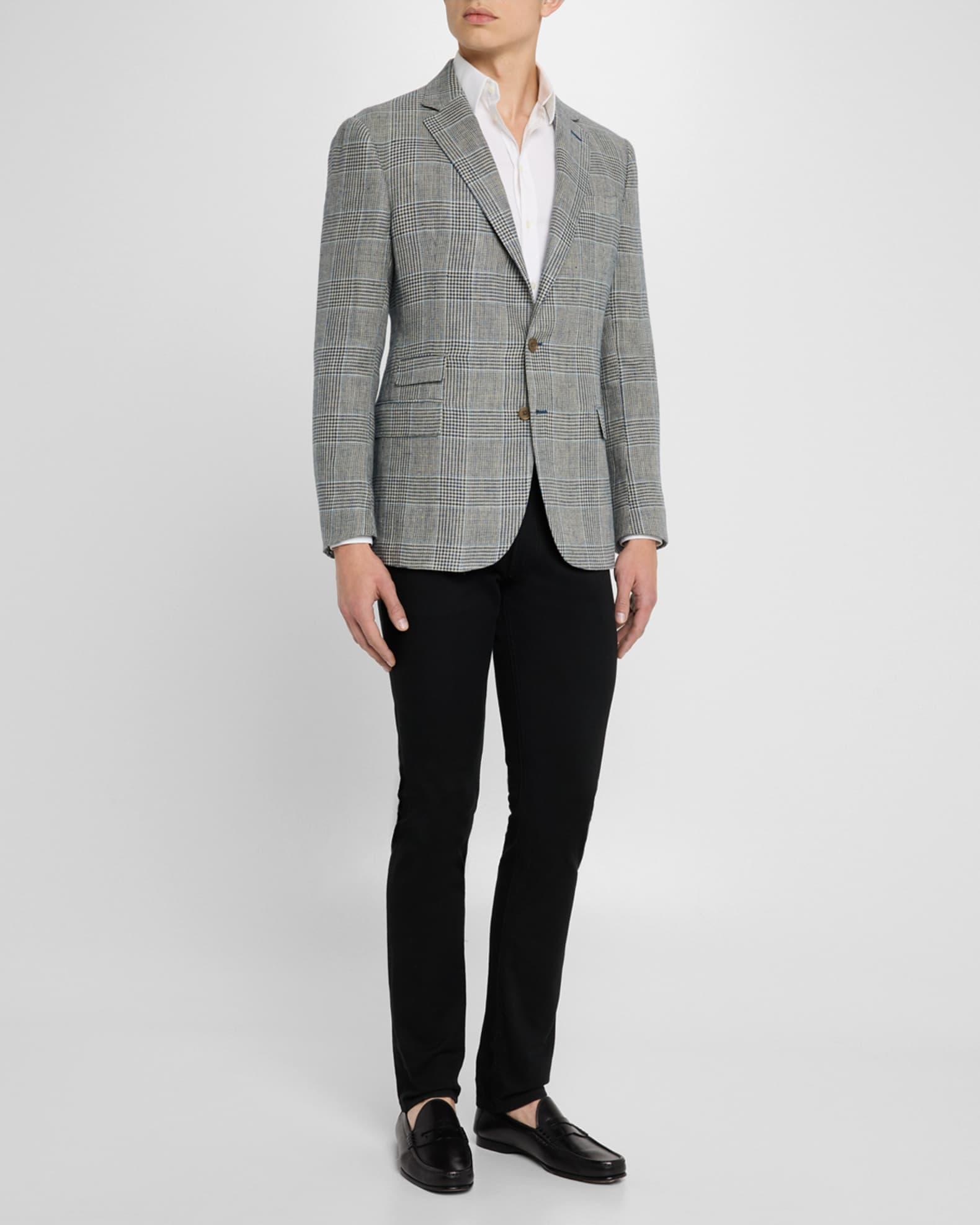 Mens Kent Glen Plaid Linen Sport Coat Product Image
