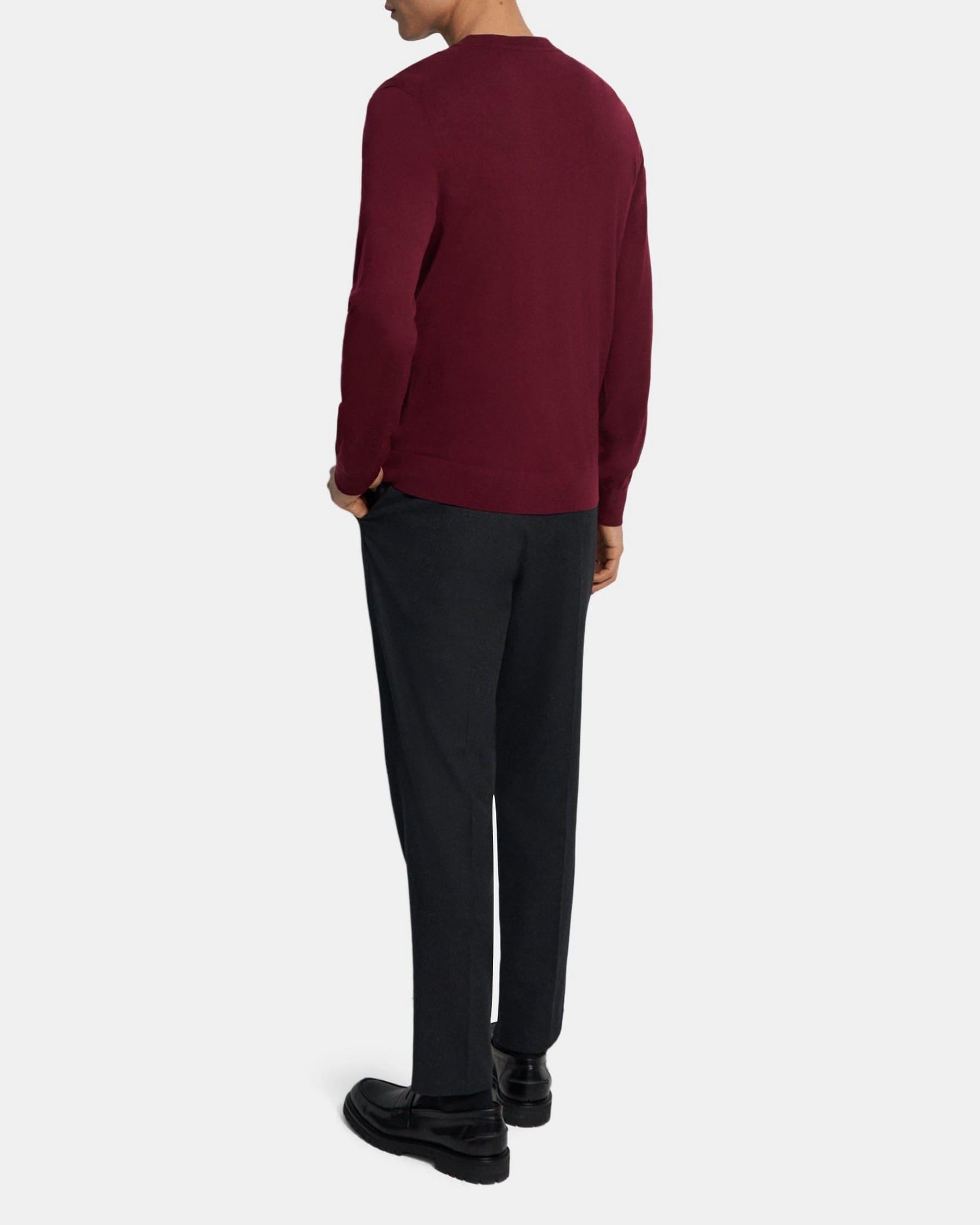 V-Neck Sweater in Merino Wool Product Image