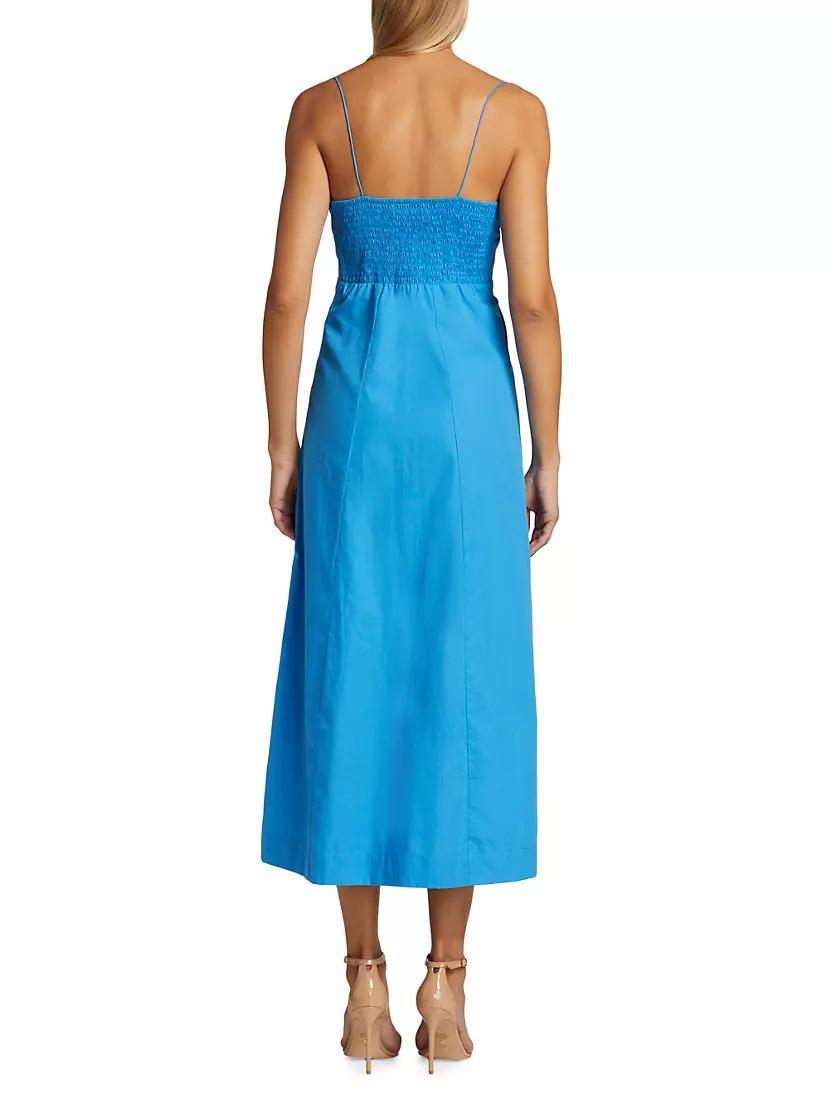 Half Moon Cotton Midi-Dress Product Image