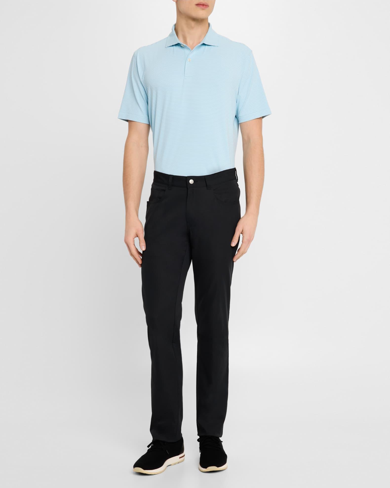 Men's Ballad Stripe Performance Jersey Polo Shirt Product Image