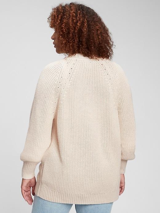 Boyfriend Shaker-Stitch Cardigan Product Image