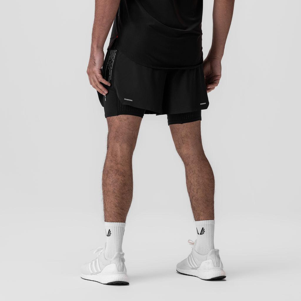 0953. Aerotex™ Hybrid Liner Short - Black/Black Product Image