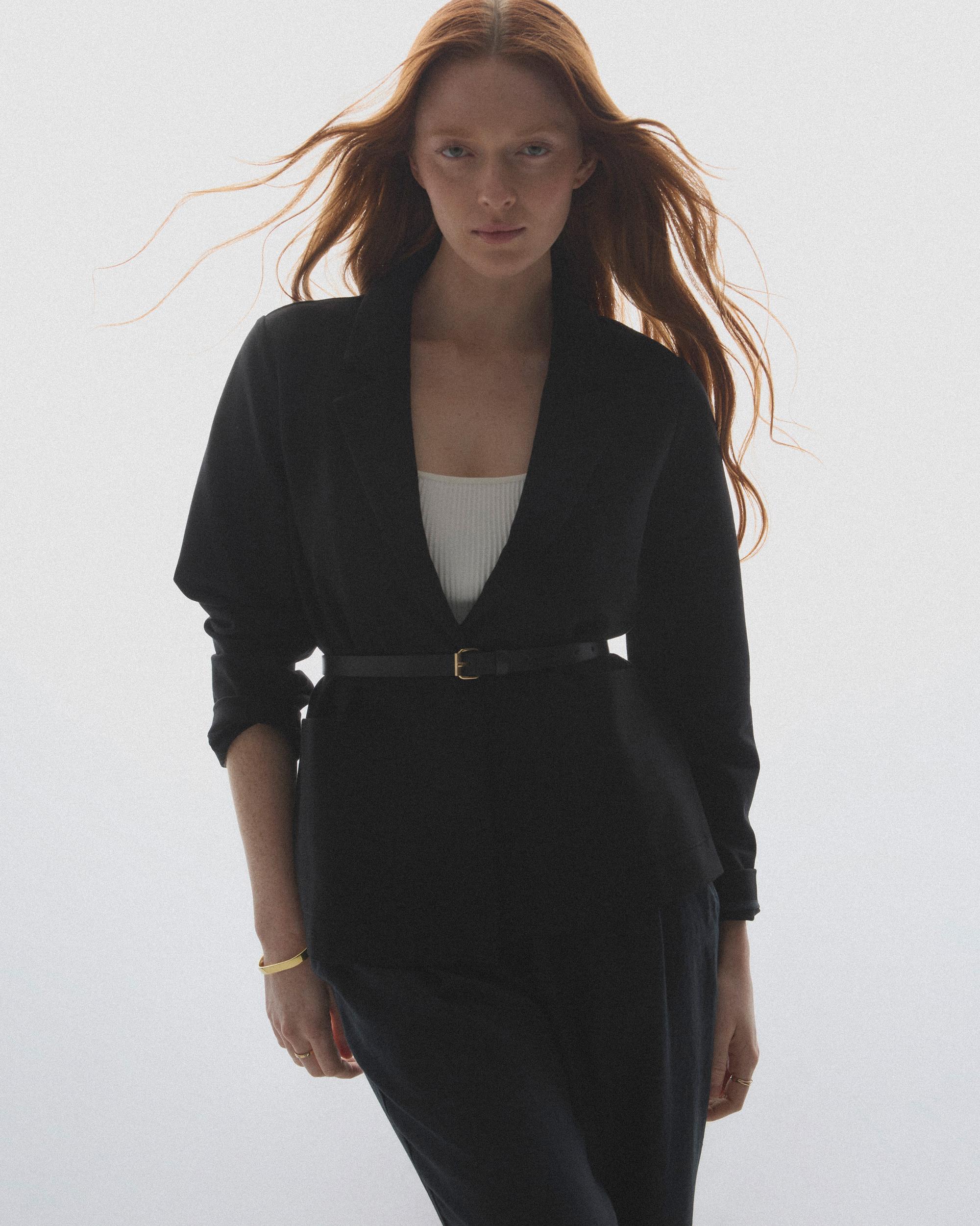 Quince | Women's Ultra-Stretch Ponte Open Blazer Size XS, Rayon Product Image