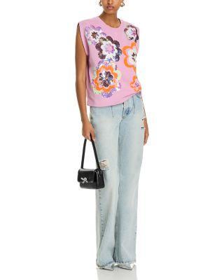 Floral Sequined Sweatshirt Product Image