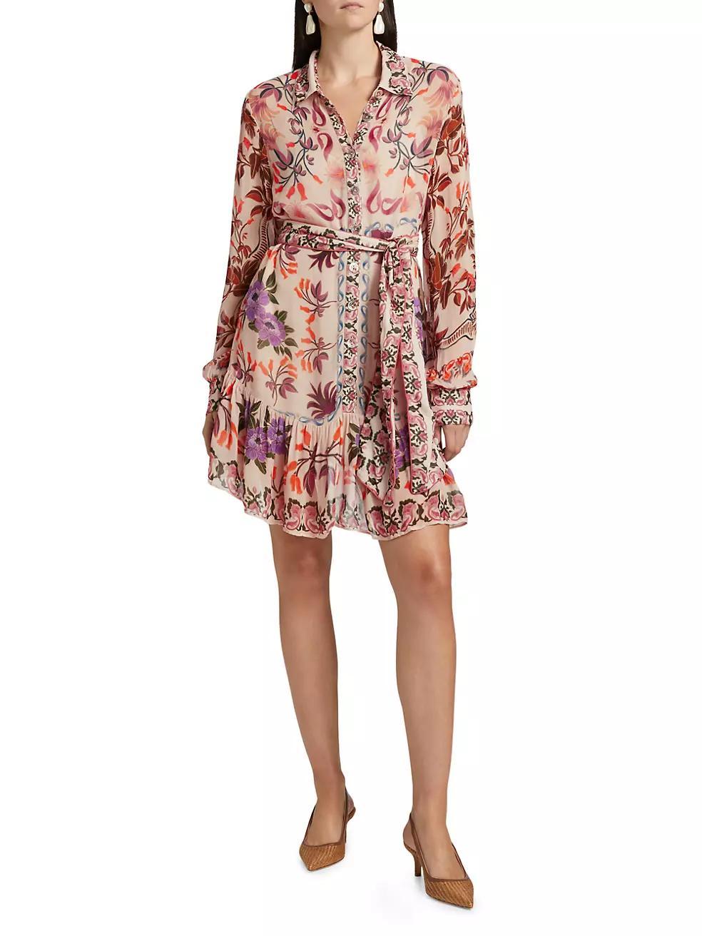 Winter Garden Belted Minidress Product Image