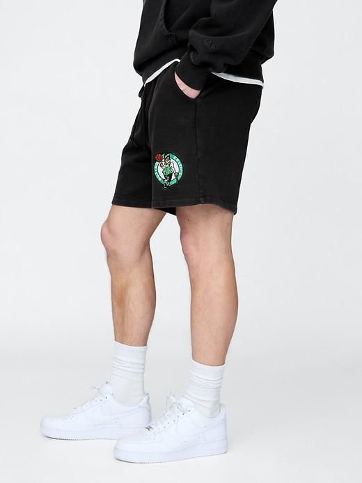 NBA Boston Celtics Logo Heavyweight Sweat Shorts Product Image