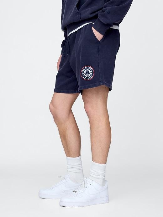 NBA Los Angeles Clippers Logo Heavyweight Sweat Shorts Product Image