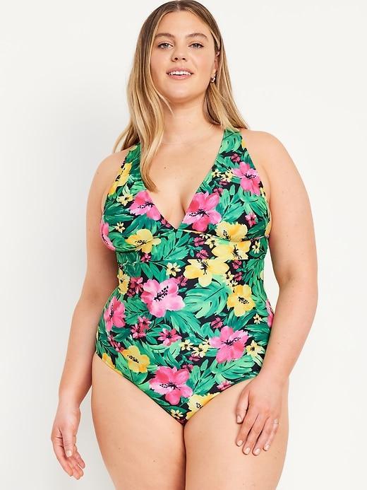 Tie-Back One-Piece Swimsuit Product Image