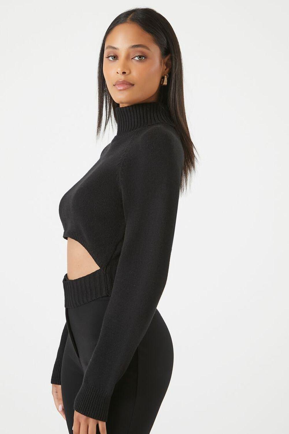 Sweater-Knit Cutout Crop Top | Forever 21 Product Image