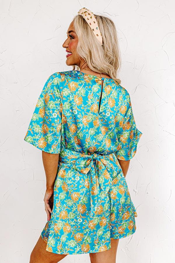 Mostly Coastal Floral Romper Product Image