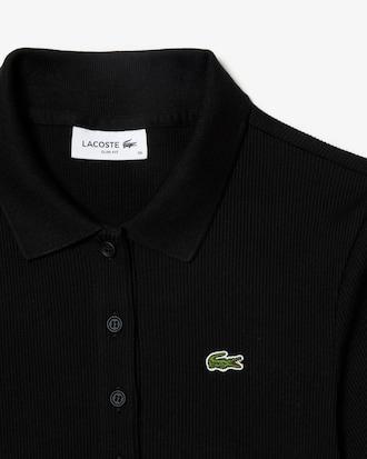 Slim Fit L.12.D Ribbed Cotton Polo Shirt Product Image