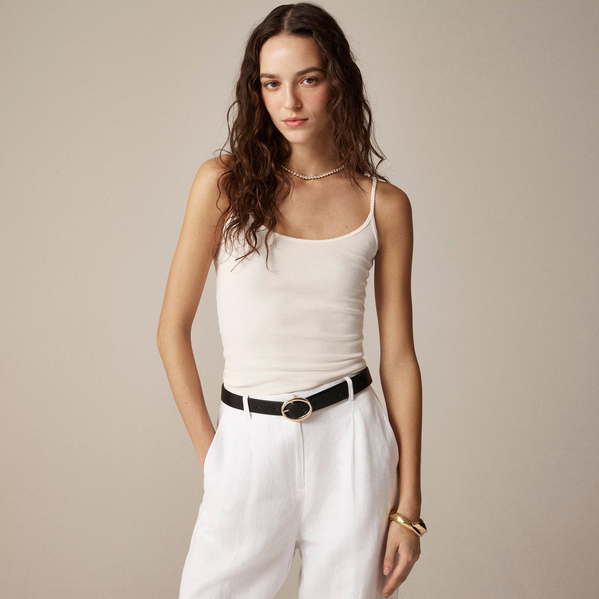 Ciel top in striped cotton poplin Product Image