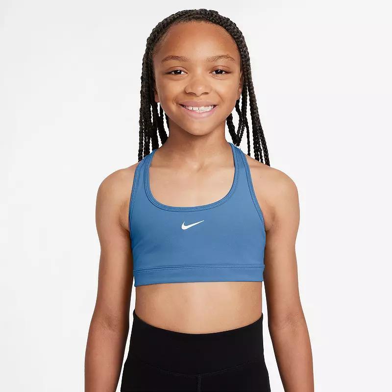 Girls 8-20 Nike Swoosh Sports Bra, Girl's, Size: XL, Blue Beyond Product Image