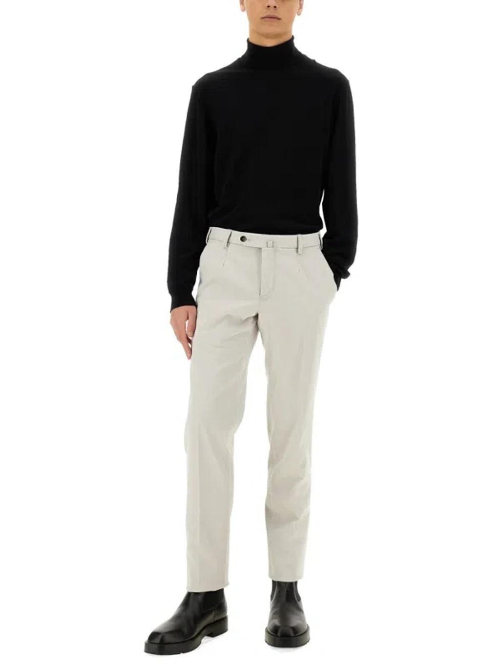 PT TORINO 98% Cotton 2% Elastane Made In Tunisia In Neutral Product Image