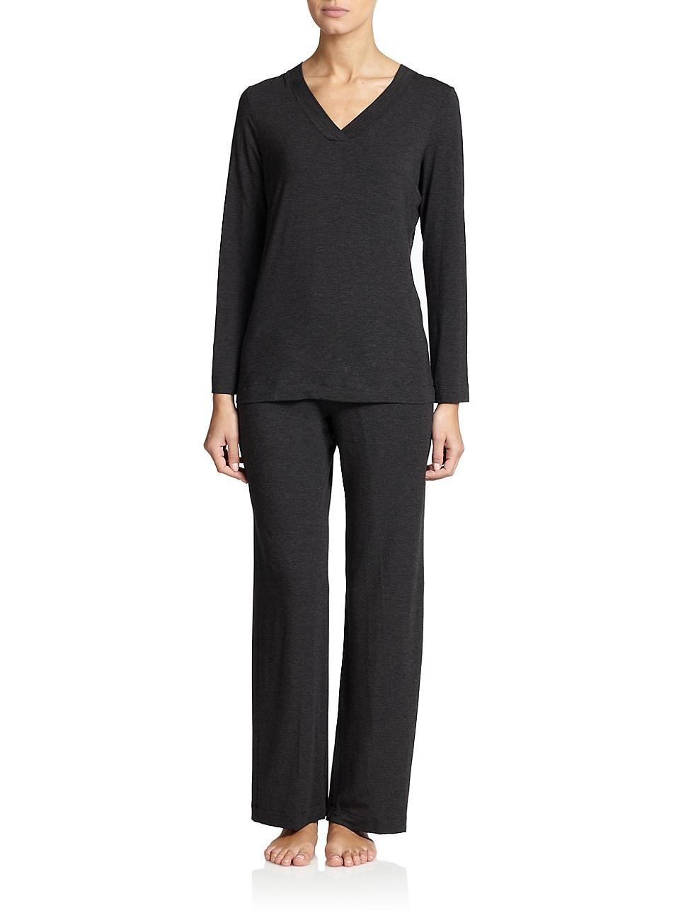 Womens Champagne 2-Piece Jersey Pajama Set Product Image