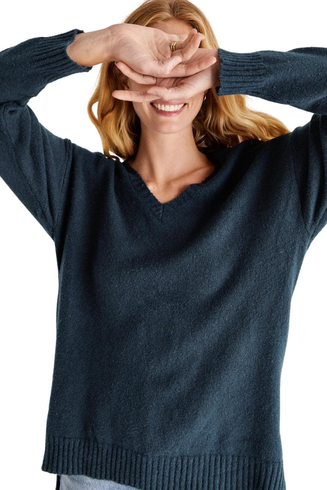 Autumn V-neck Sweater Product Image