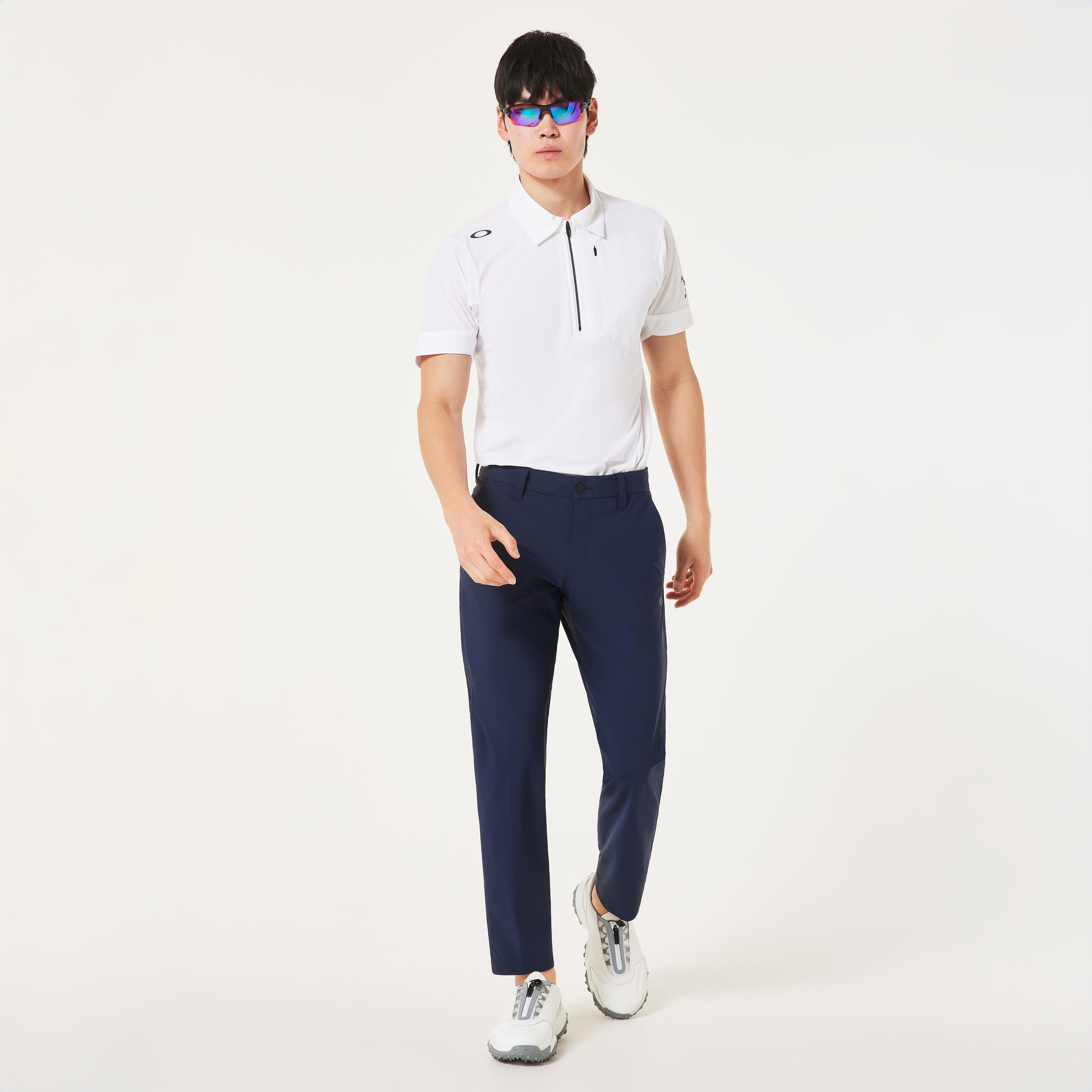 Oakley Skull Ideally Hybrid Zip Shirt - Blackout | Oakley® Product Image