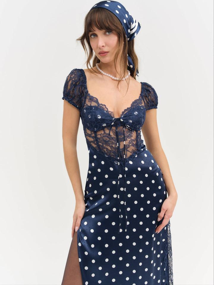Casey Maxi Dress — Blue Product Image