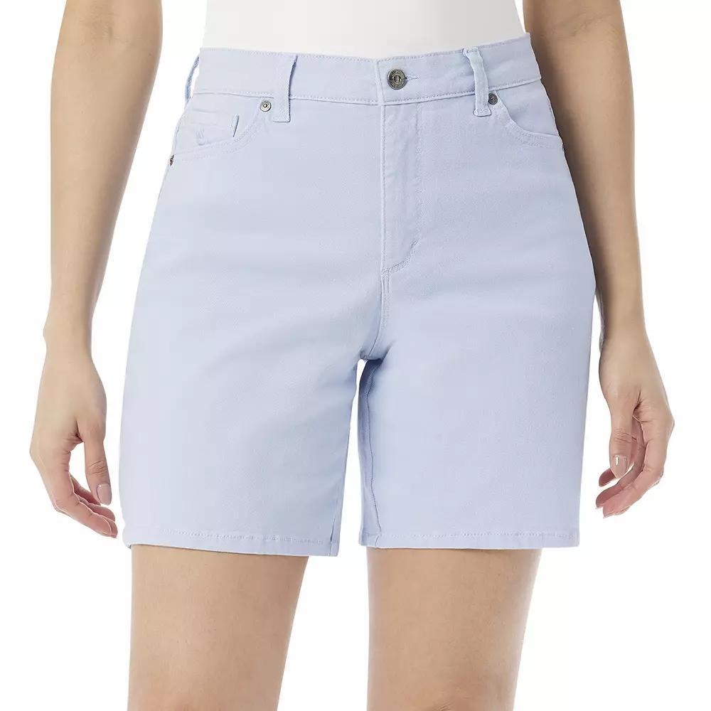 Women's Gloria Vanderbilt Amanda Shorts, Size: 8, Dusty Brown Product Image