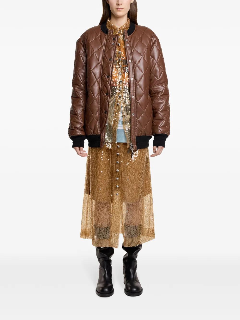 long quilted blouson Product Image