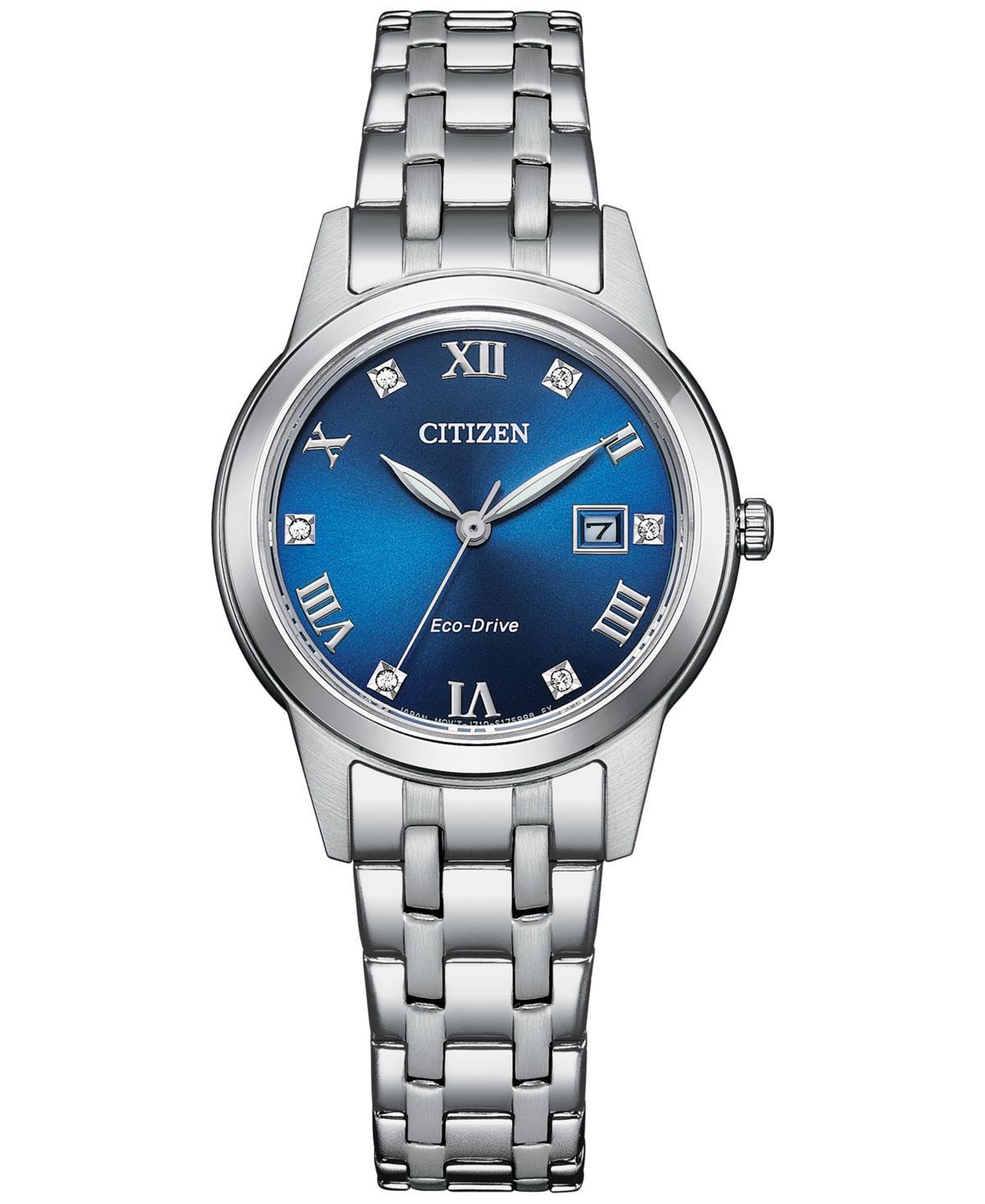 Citizen Womens Eco-Drive Stainless Steel Bracelet Watch Silver Product Image