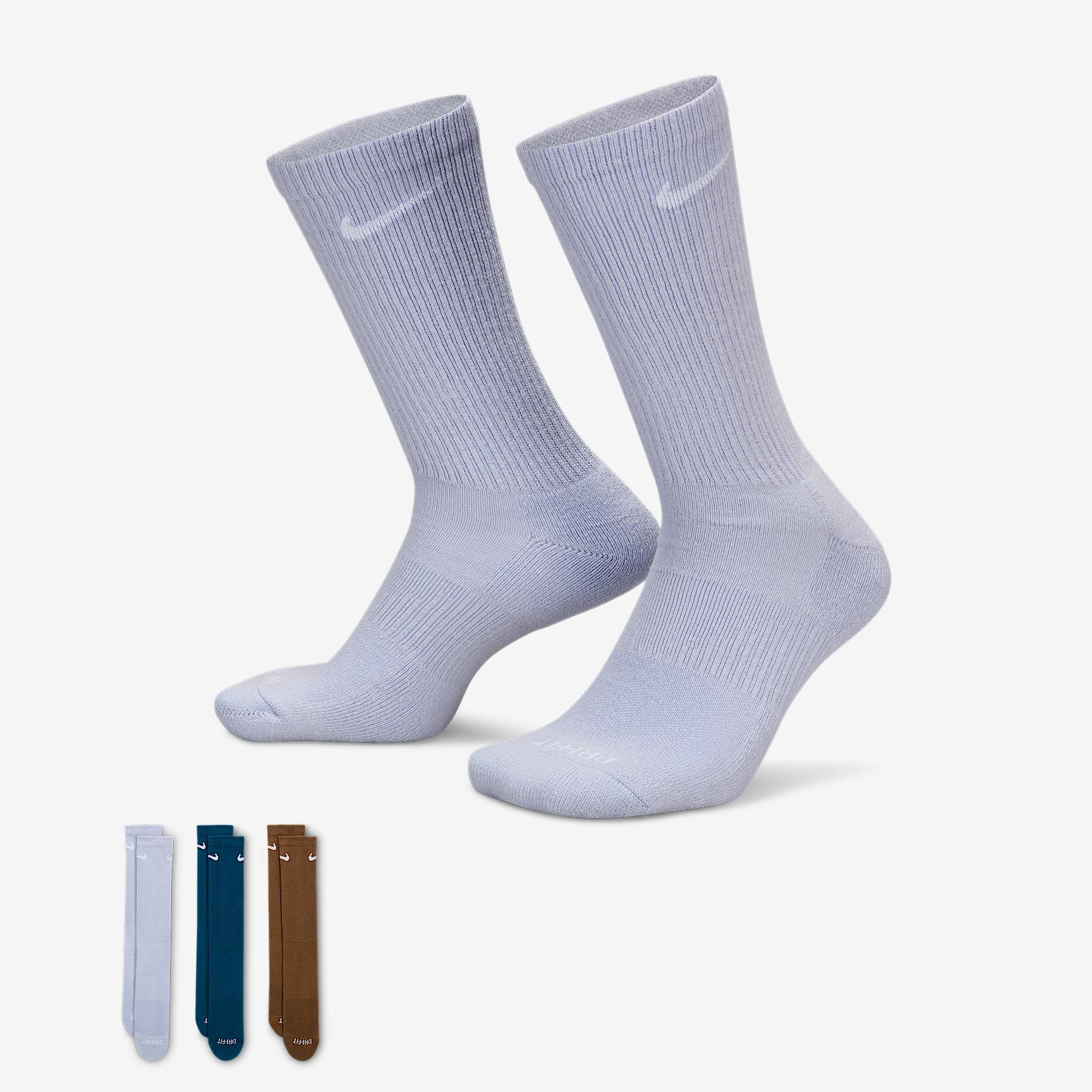 Nike Everyday Plus Cushioned Training Crew Socks (3 Pairs) Product Image
