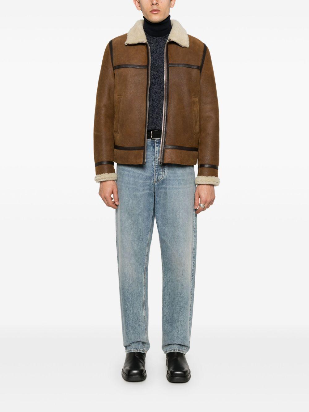 BRUNELLO CUCINELLI Mélange-effect Crew-neck Jumper In Blue Product Image