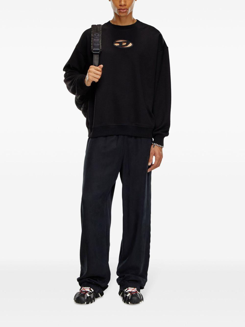 logo cut-out sweatshirt Product Image