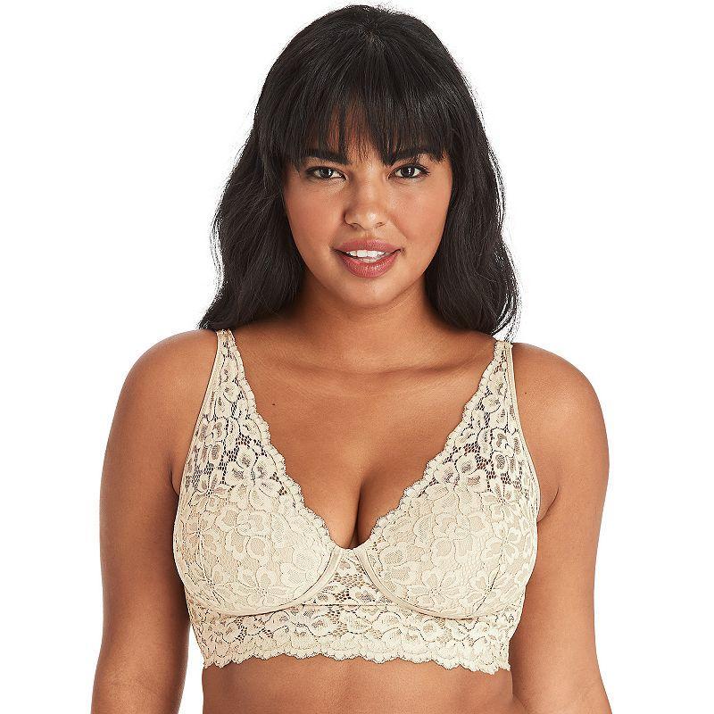 Maidenform Women's Casual Comfort Bralette - Beige 34B Product Image