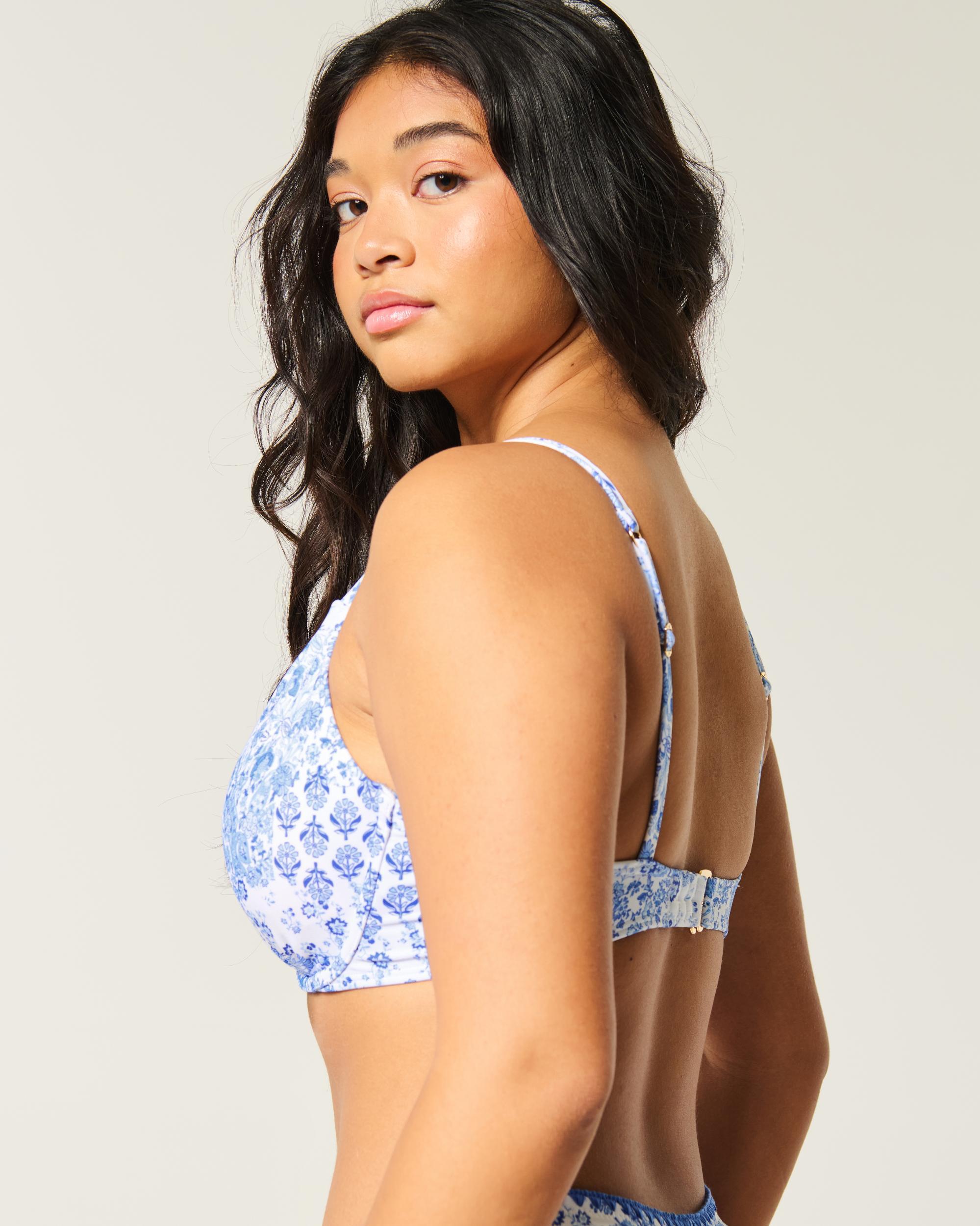 Curvy Plunge Underwire Bikini Top Product Image