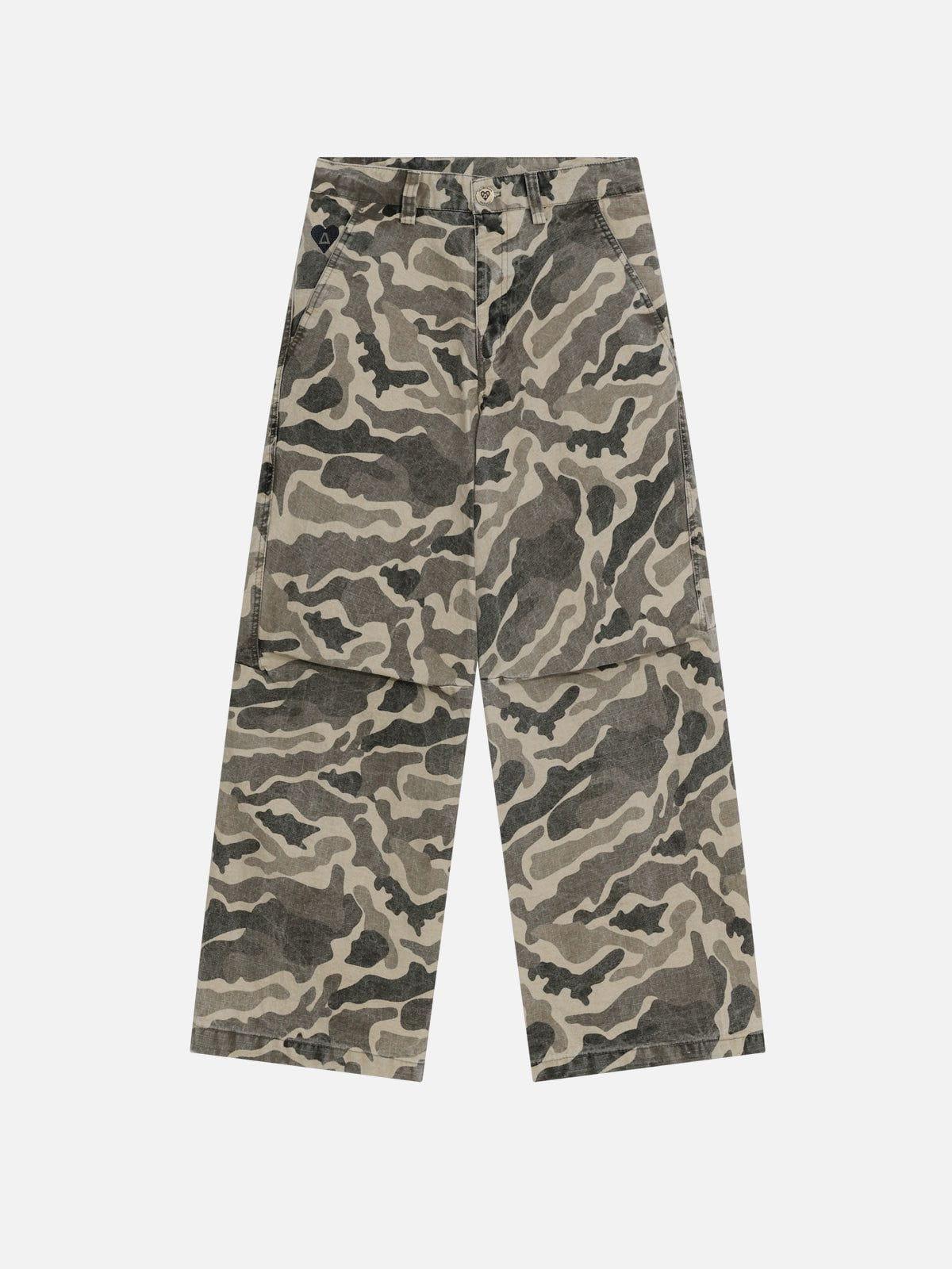 Aelfric Eden Wrinkle Camouflage Loose Jeans Product Image