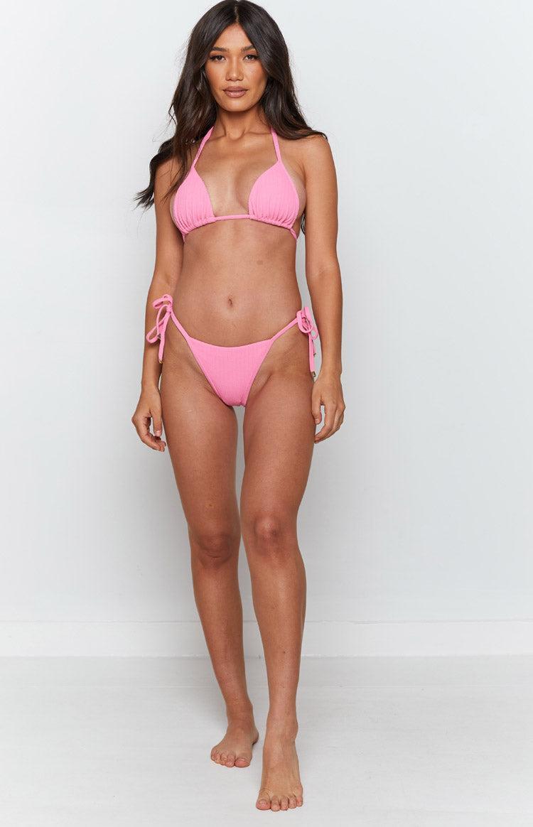 9.0 Swim Mandarine Bikini Bottoms Pink Rib Product Image