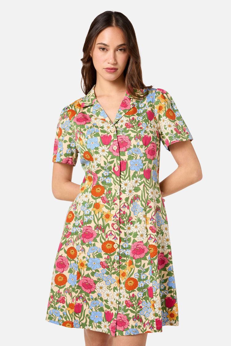 Floral Field Shirt Dress Product Image