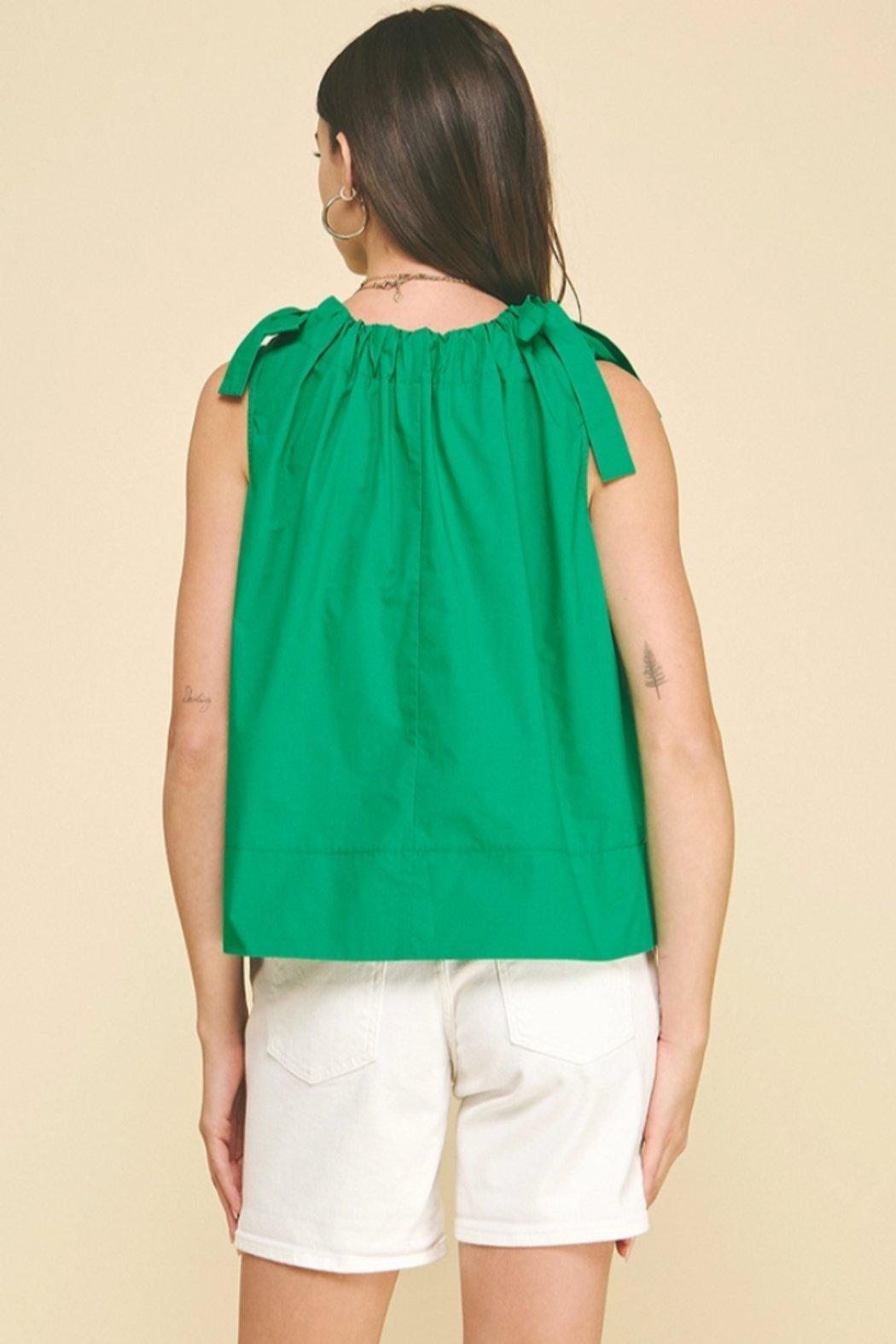 Maya Tie Detailed Blouse Product Image