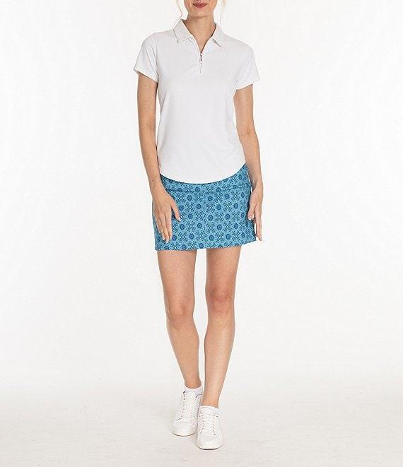 Sport Haley Short Sleeve Quarter Zip Collared Polo Product Image