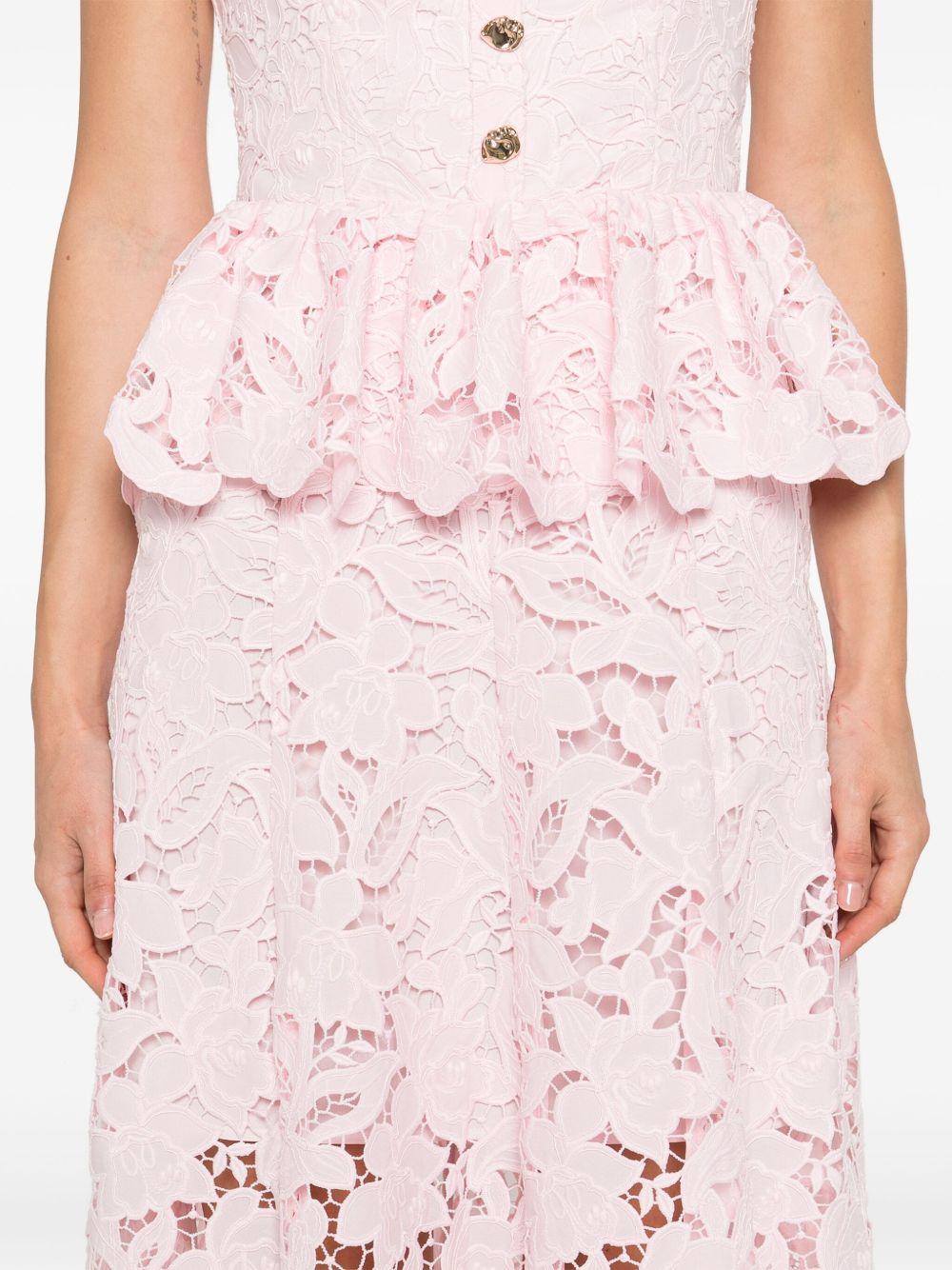 floral-lace midi dress Product Image