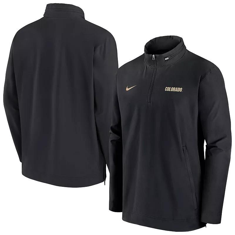 Men's Nike Black Oregon State Beavers 2024 Sideline Coach Quarter-Zip Hoodie Jacket, Size: Medium Product Image