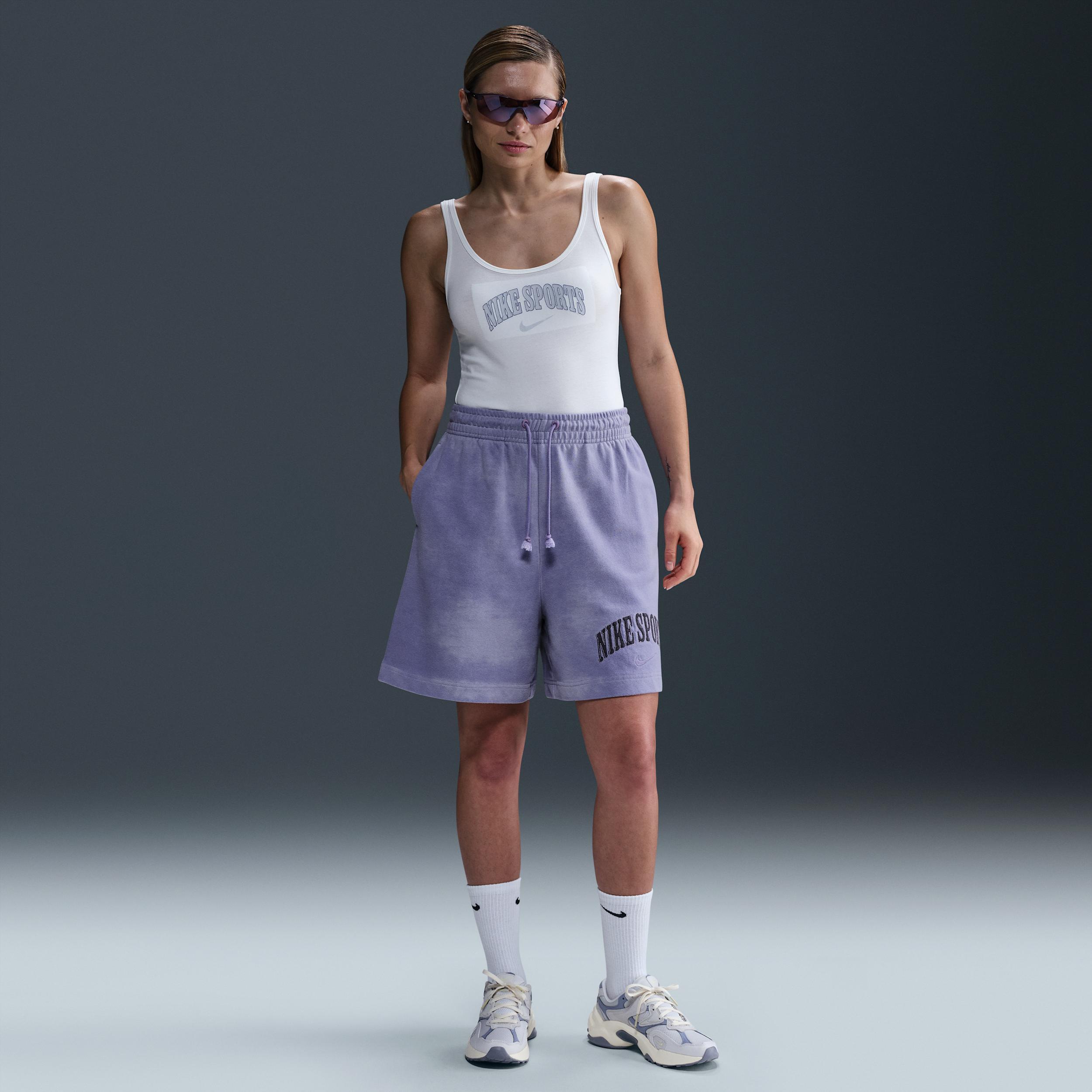 Women's Nike Sportswear Phoenix Fleece High-Waisted French Terry Shorts Product Image