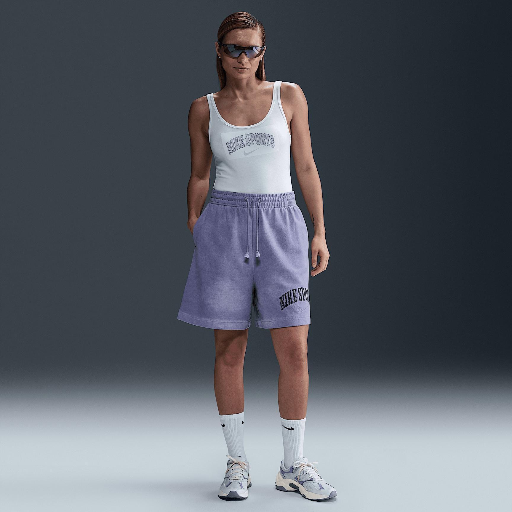 Nike Sportswear Phoenix Fleece Women's High-Waisted French Terry Shorts Product Image