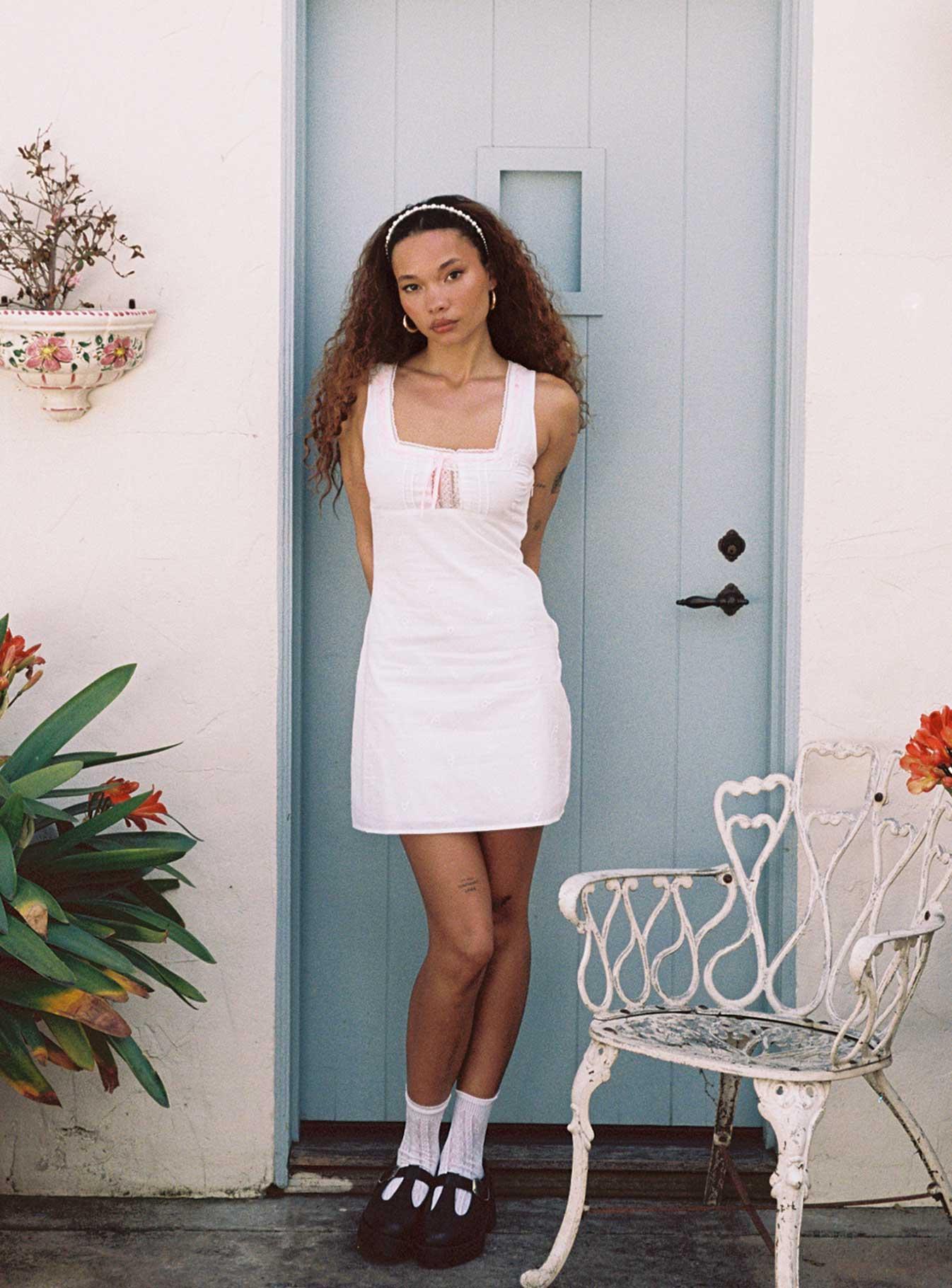 Carta Mini Dress White Product Image