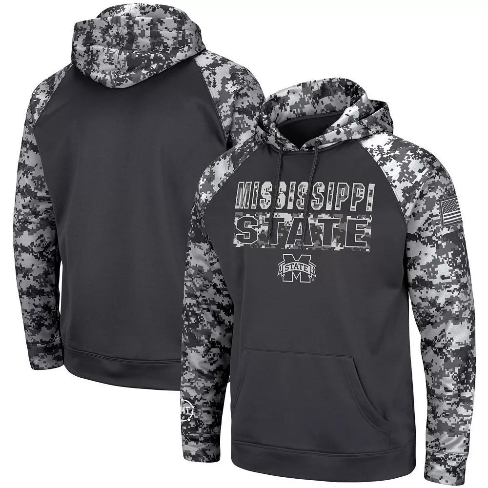 Men's Colosseum Charcoal UCLA Bruins OHT Military Appreciation Digital Camo Pullover Hoodie, Size: 2XL Product Image